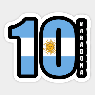 DIEGO MARADONA | FOOTBALL | LEGEND | 10 Sticker